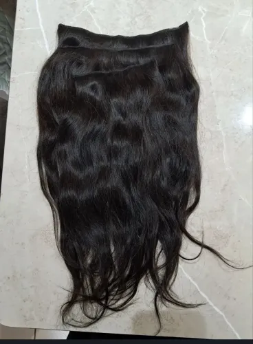 Cabelo humano na tela 180 gramas 65/70 centímetros