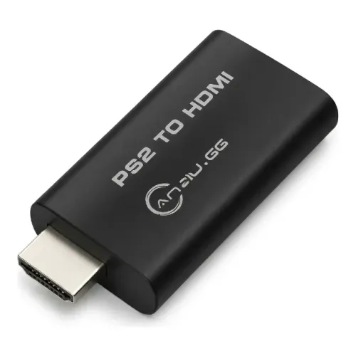 Adaptador de Vídeo PS2 para HDMI ANJ.GG AJ-N01-H Full HD com Áudio P2 Plug and Play pode r