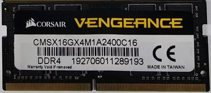 Memória RAM Notebook Corsair Vengeance 16GB DDR4 2400MHz (Alta Performance)