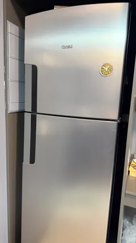 GELADEIRA CONSUL INOX DUPLEX FROST FREE