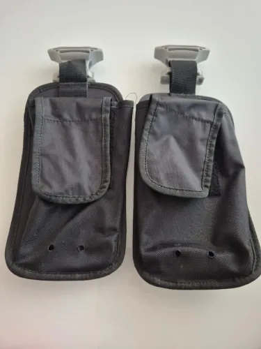 Par de bolsa para lastro de mergulho com velcro e conector