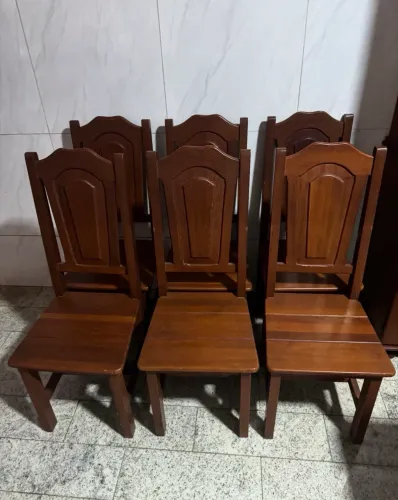 Mesa com cadeira - Madeira Massaranduba