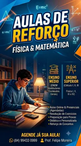 Professor de Física e Matemática
