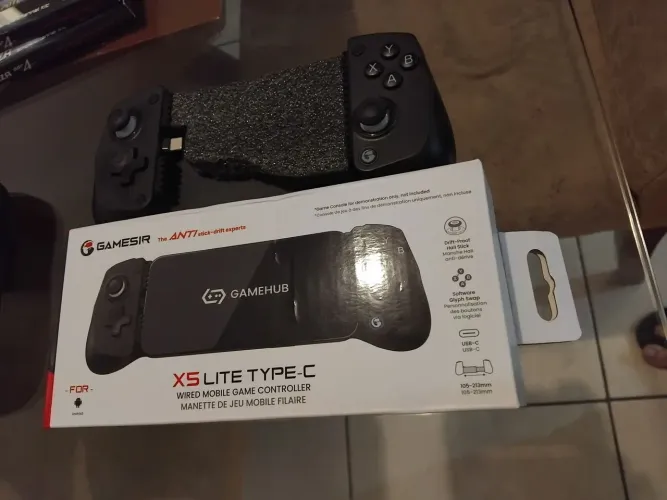 Controle gamepad gamesir x5-lite para celular