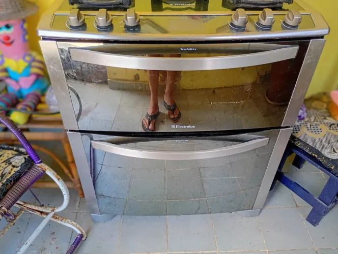 Fogão Eletrolux ikitchen 5 bocas 2 fornos
