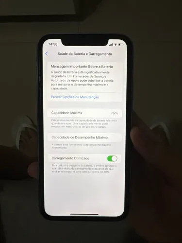 Iphone xr perfeito estado saude bateria 76% nunca foi aberto