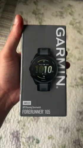 Relógio Esportivo Garmin Forerunner 165 Preto - Novo, Lacrado!! Com Garantia 1 ano Oficial