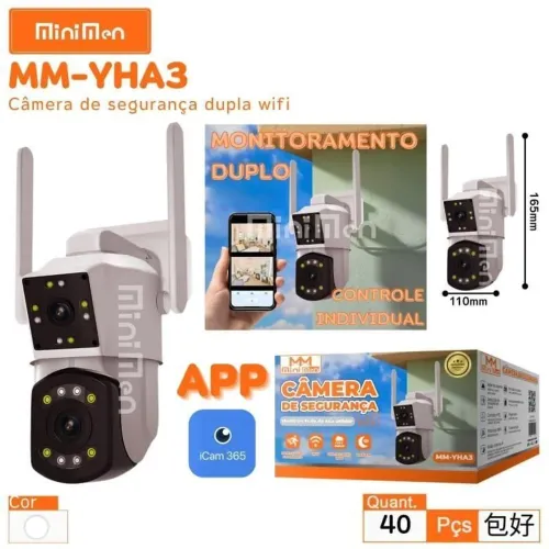 CÂMERA DE SEGURANÇA DUPLA WI-FI MM-YHA3?
