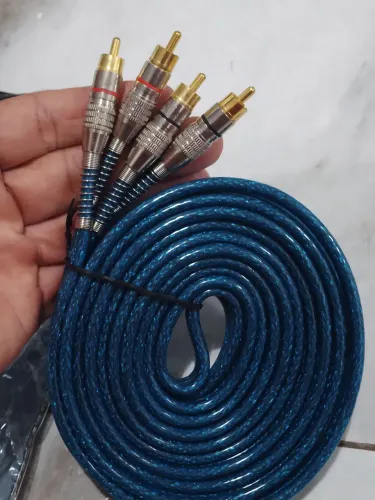 Cabo rca svart sound de 5 metros