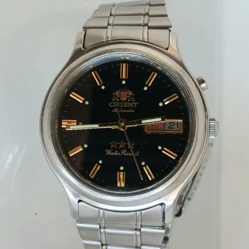 Orient 3 Estrelas Automático Antigo Revisado - Não é Seiko Citizen Ricoh Mido Omega Tissot