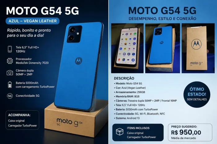 Celular moto G54