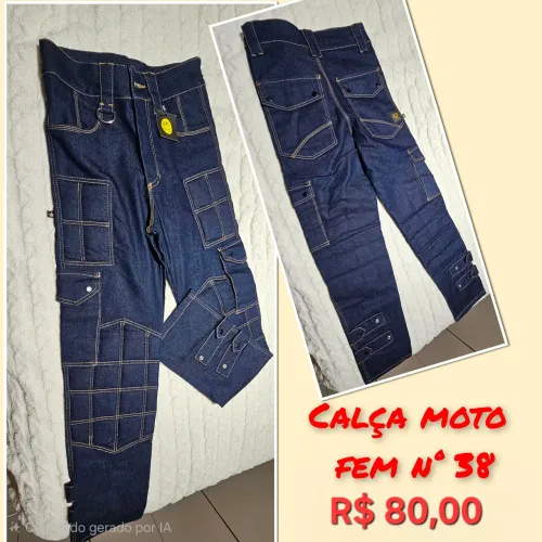 Calça moto feminina