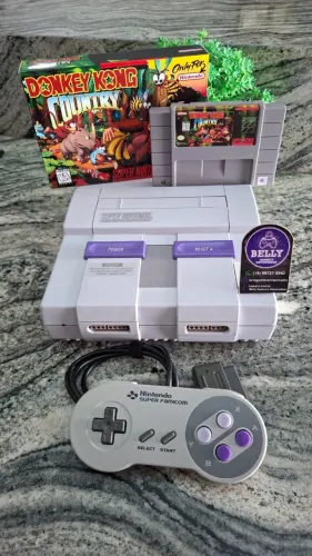 SUPER NINTENDO FAT + CONTROLE ORIGINAL + CARTUCHO NA CAIXA - ESCOLHA O SEU !