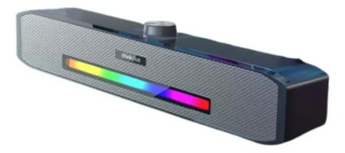 Caixa De Som Lenovo Thinkplus Soundbar Ts33-b Rgb- Bluetooth Cor Preto 5v
