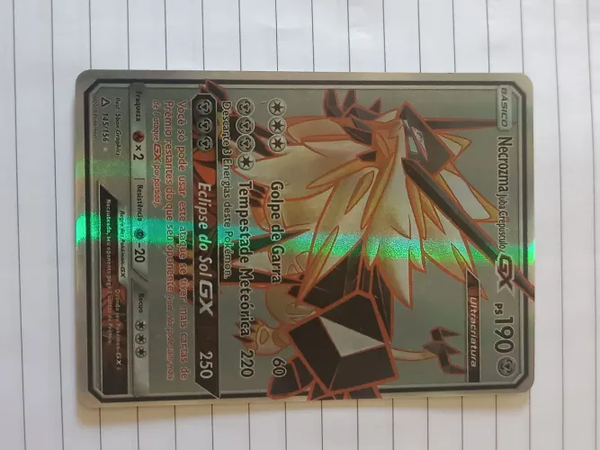 ? Lote 5 Cartas Pokémon Raras/Secretas VMAX + GX - Coleção