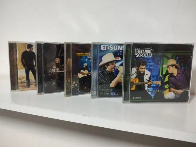 5 CD's de Sertanejo Diversos
