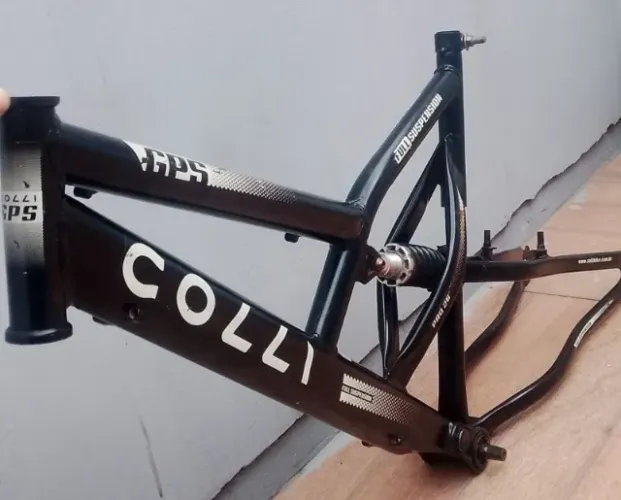 Quadro de bicicleta colli aro 26, quadro baike gps, mtb com amortecedor
