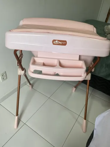 Banheira trocador burigotto milenia rosê