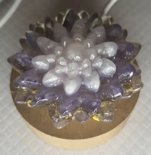 Edição Limitada Luminária Flor de Lotus Ouro