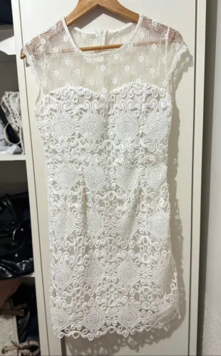 Vestido de renda branco noiva