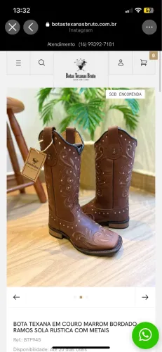 Bota Feminina Texana