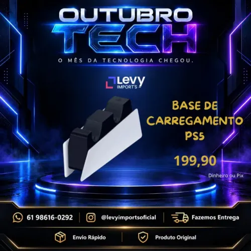 Base de carregamento controle Dualsense PS5