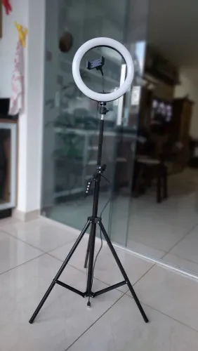Luz para lives, vídeos e fotos