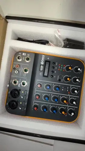Mixer Debra 4 Canais De Interface De Áudio Dj Console