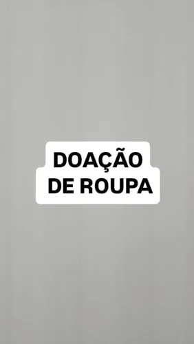 Doação de roupa Masculino e Feminino 