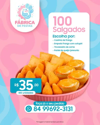 Salgadinhos de Festa