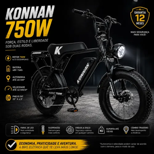 Bike elétrica konnan