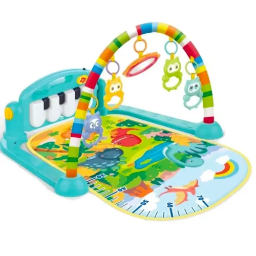 Tapete infantil interativo dinossauro