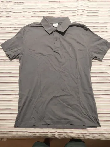 Camiseta polo cinza Highstil 100% algodão - G Slim
