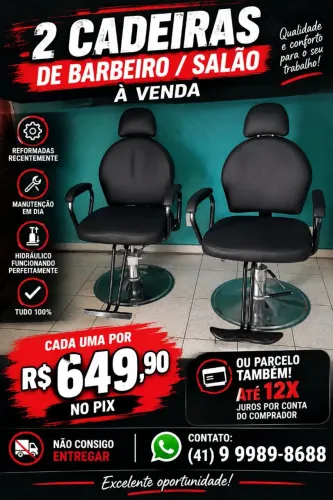 Cadeira de barbeiro/Salão