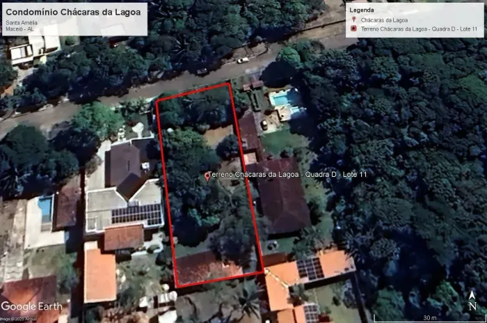 Terreno à Venda  1.412 m²  Chácaras da Lagoa  Santa Amélia