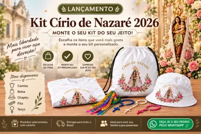 kit devocional nossa senhora de nazaré