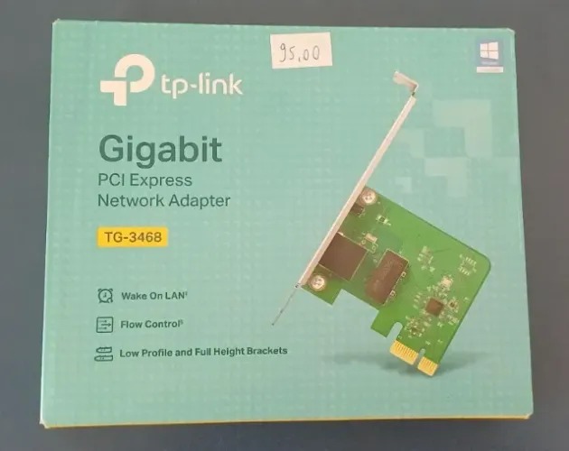 Placa de rede Tp-Link Gigabit Tg-3468 (nova na caixa)