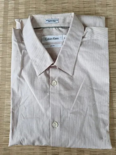 Camisa Social Calvin Klein original manga longa (slim fit - S)