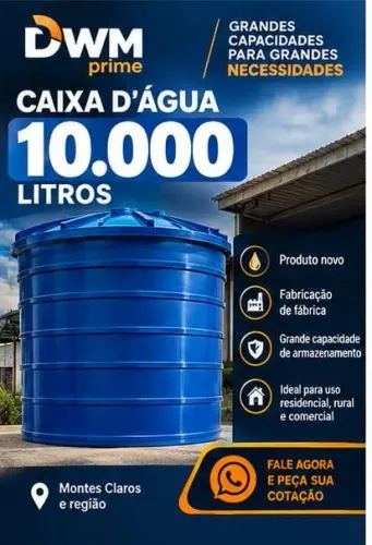 Caixa D?Água 10.000 Litros | Grande Capacidade | Nova