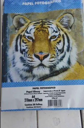 PAPEL FOTOGRÁFICO 230 GRAMAS 50 FOLHAS