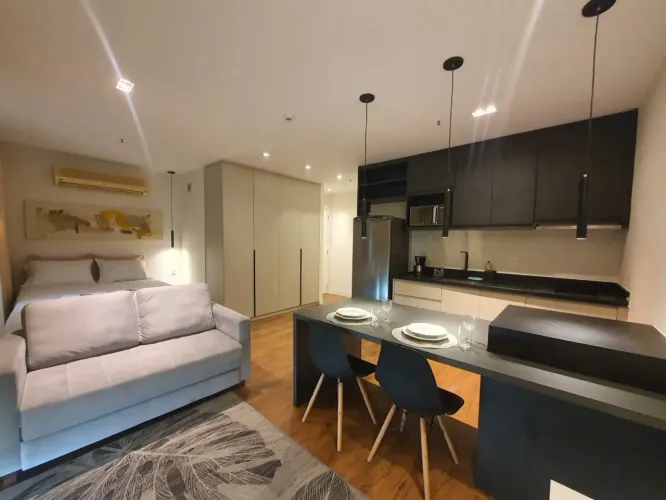 BOURBON FLAT BARRA DA TIJUCA - Flat 75 metros quadrados com 2 suítes Barra da Tijuca