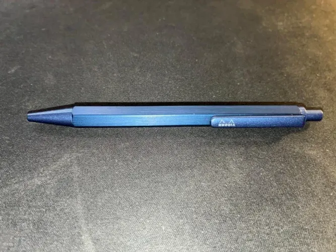 Caneta Rhodia Script Clairefontaine 9383C Blue Navy - NOVA - Item de Coleção