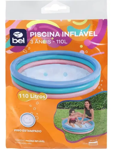 Piscina inflável infantil 110 litros 