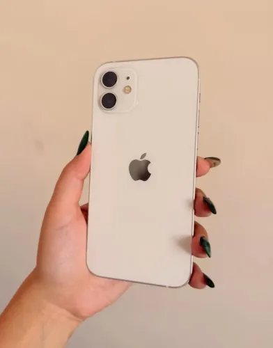 IPhone 12 branco 128GB celular impecável