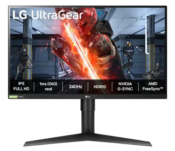 Monitor Gamer LG UltraGear 27 GN750-27 IPS Full HD, 240Hz, 1ms(GtG), NVIDIA G-Sync,FreeSy
