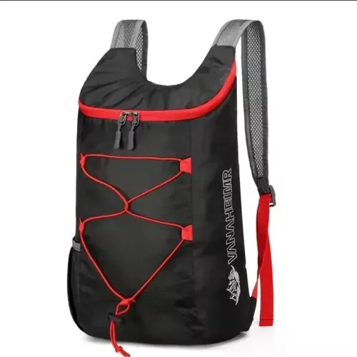 Mochila dobrável multifuncional ao ar livre, alta densidade