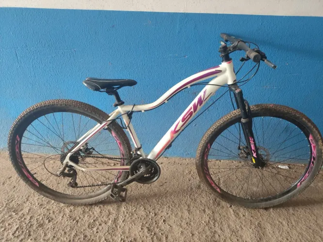 Bicicleta Aro 29 Ksw Mwza 27v Câmbios Sunrun Freio Hidráulico Garfo com Trava<br>