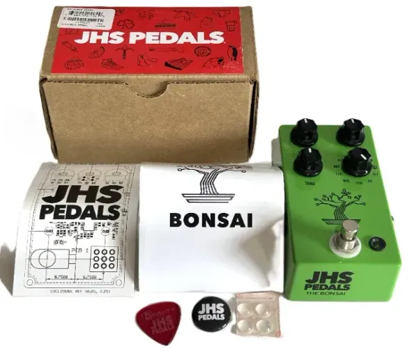Jhs The Bonsai 9-way Screamer Pedal Overdrive para guitarra verde