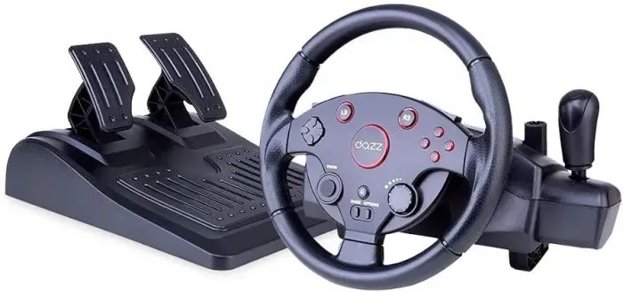 Volante Dazz Simulador + Pedais ( Pouco Usado )