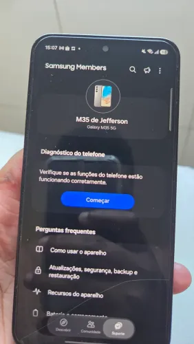 Samsung Galaxy M35 5G (256GB / 8GB RAM) - Excelente estado!